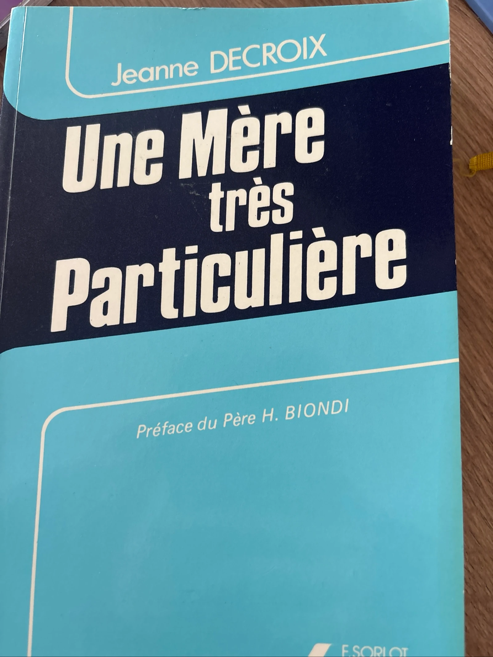 Livre Une mère très particulière